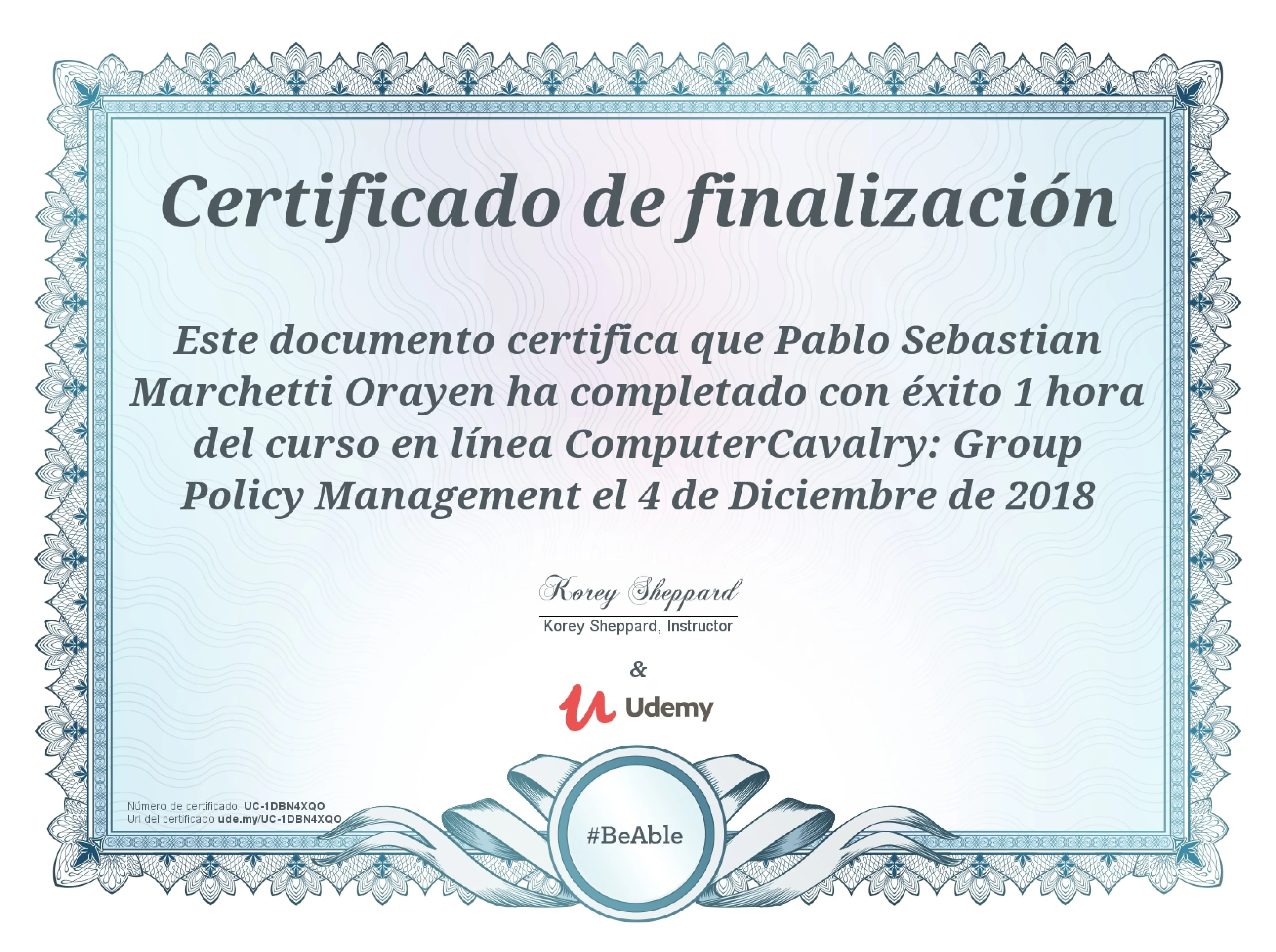 Group Policy - Control de Sistemas y Seguridad en Redes